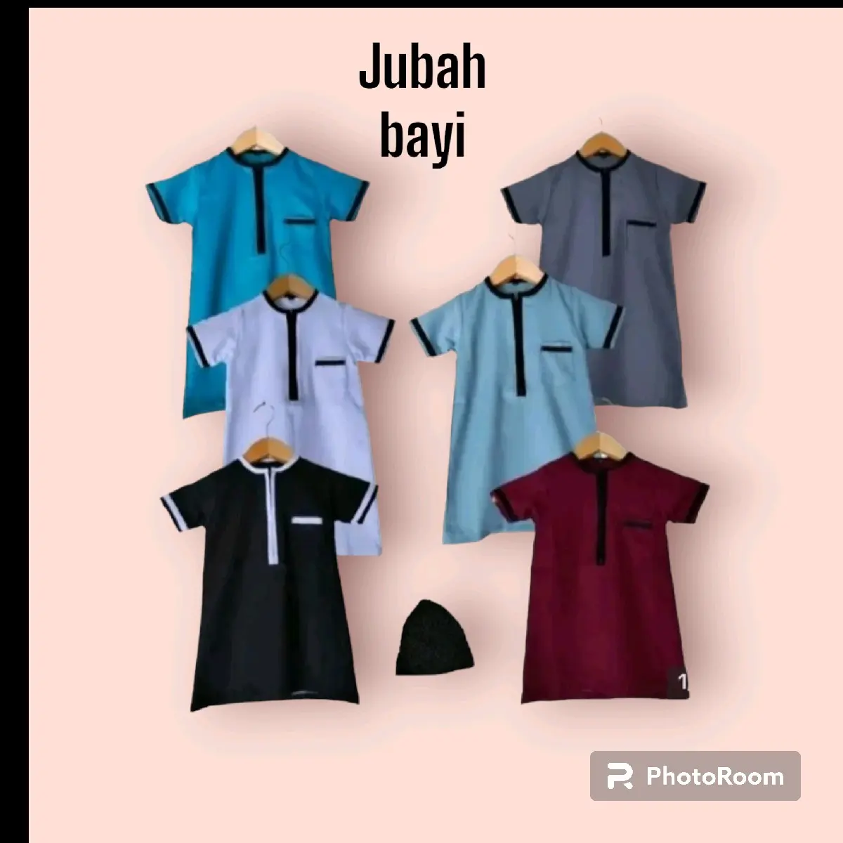 baju jubah koko bayi laki-laki usia 0-4 Tahun fre peci rajut dan tasbih kayu 33 butir Anak Gamis Katun Toyobo Lembut Muslim Panjang