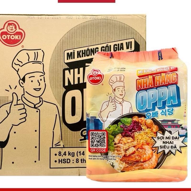  Lốc 14 gói Mì Oppa Nhà Hàng Ottogi 75g – Chuẩn Vị Mì Hàn 