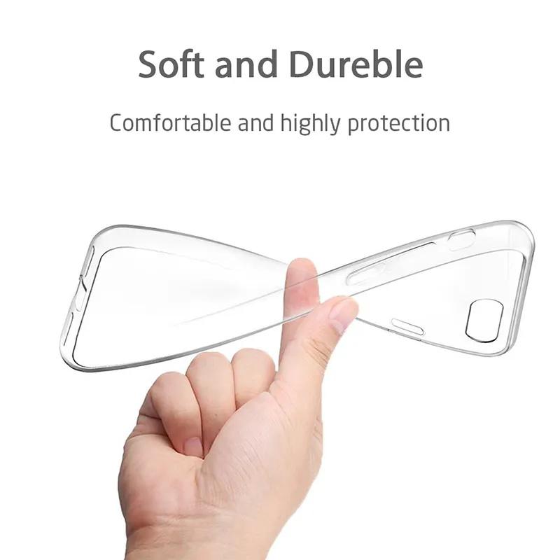 Case For iPhone SE 2020 2022 7 8 6 6S Plus 5S 5 SE TPU Silicone Clear Transparent Soft Case for APPLE iPhone 7 8 Plus Back Cover 5