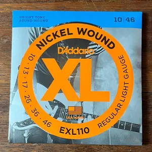 Senar Gitar D'Addario Elektrik EXL 110 10/46 Regular Light