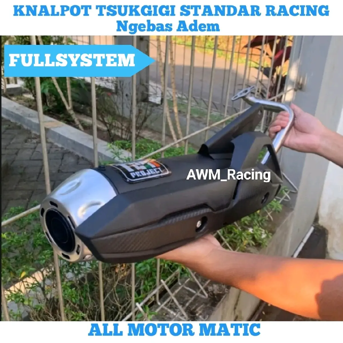 Knalpot TZM Project Vario 125 Vario 150 Beat fi Beat karbu Scoopy Vario 110 Mio smile Mio sporty COD Motor knalpot tzm