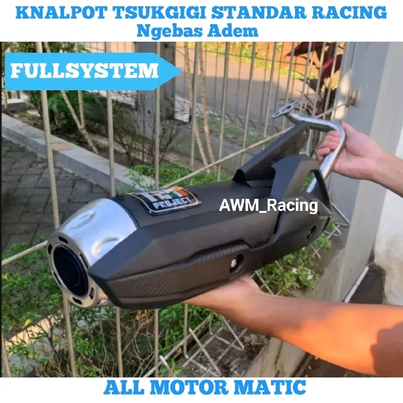 Knalpot TZM Project Vario 125 Vario 150 Beat fi Beat karbu Scoopy Vario 110 Mio smile Mio sporty COD Motor knalpot tzm 0