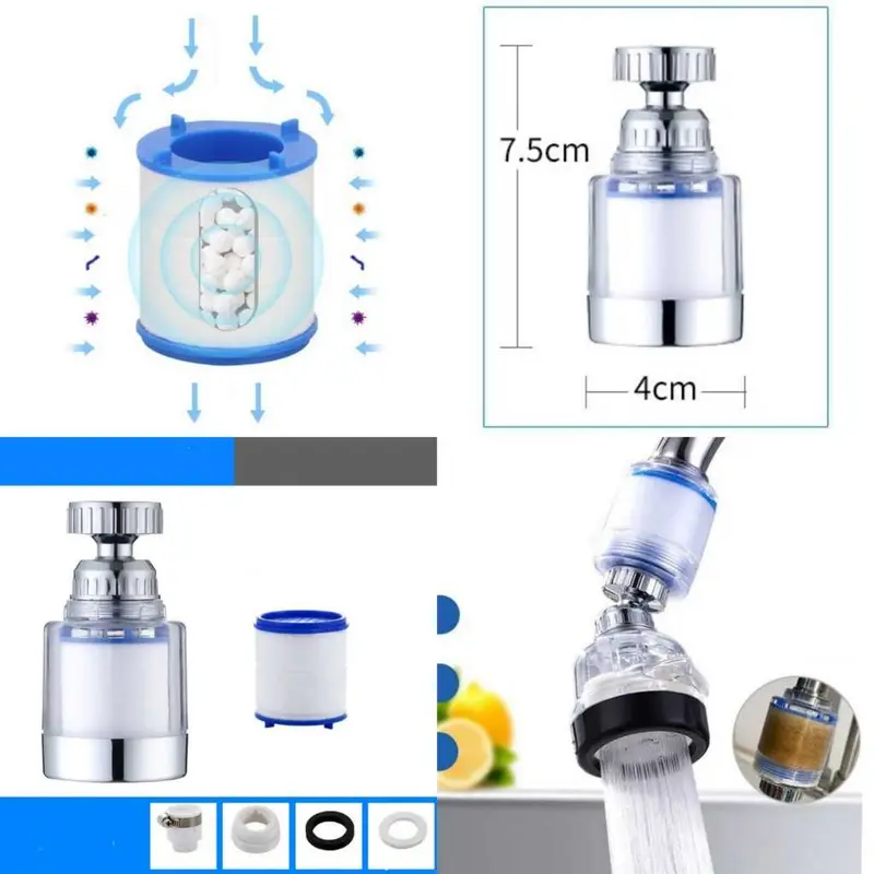 FILTER KERAN ROTATING LA162S3 HEMAT AIR SAMBUNGAN FLEXIBEL KRAN WESTAFEL ALAT PENJERNIH PENYARING AIR KOTOR PURIFIER WATER 2
