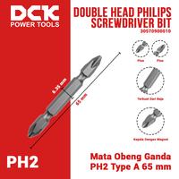 Gambar DCK Double Head Screwdriver Bit / Mata Obeng Ganda Type A/B 65/100 mm dari DCK Power Tools Indonesia Kota Administrasi Jakarta Barat 3 Tokopedia