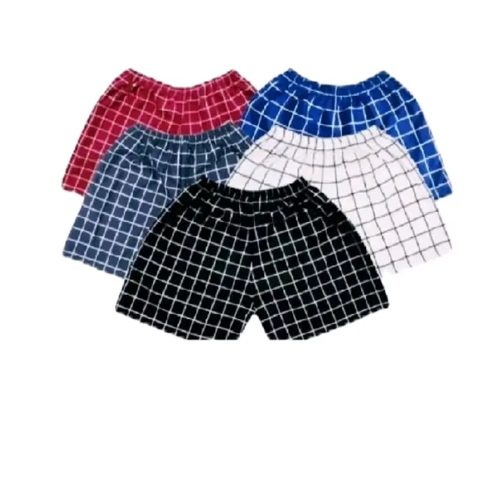 5 Pcs Celana Pendek Kolor Boxer Hotpants Shortpants Pria Wanita Anak Dan Dewasa - Santai - Motif Fashion