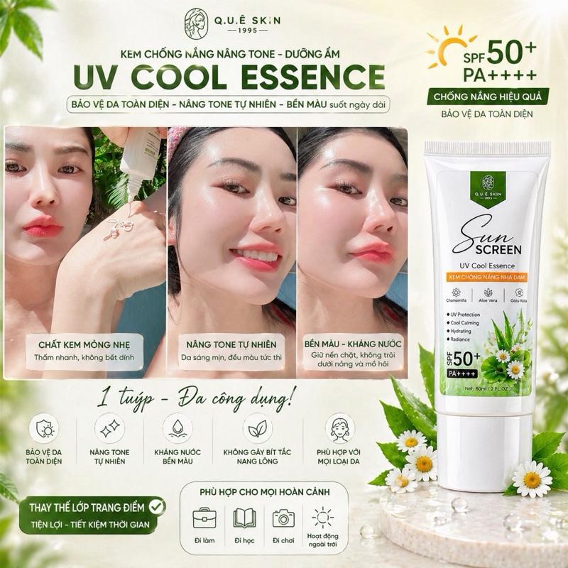 Vip Kem Chống nắng nâng tông SUN SCREEN bền nền chiết xuất Nha đam 60ml Quê…