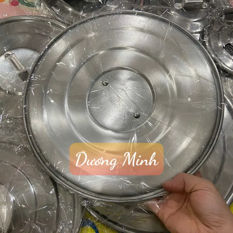 Nắp nồi, vung nhôm đậy chảo, nồi. Nhôm Việt Nam Hiệu Kim Sang- Thanh Hiền size 30-38 6