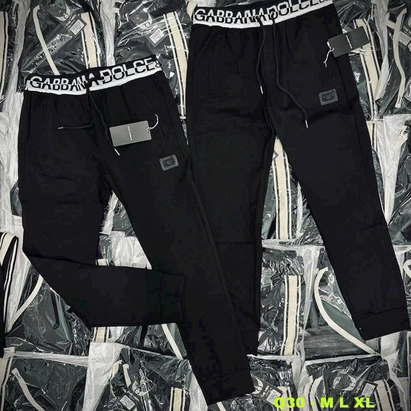   45-77kg  Quần Jogger Dành Cho Nam vải umi Cạp Bo co giãn có logo kim loại có thêu túi sau Phong Cách Chơi Dạo Phố Đi Du Lịch Đi tiệc 