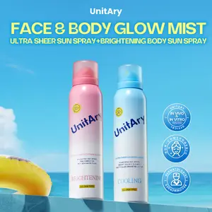 [FACE & BODY GLOW] Unitary ULTRA SHEER SUN AROUND SPRAY, MOISTURE SKIN BRIGHTENING BODY SUN SPRAY 150ML, All-in-One Tone-Up Shield: 360° UV Defense, 3D Hydrolock hybrid sunscreen spf 50 oily acne prone untuk semua jenis kulit non comedogenic sunscren