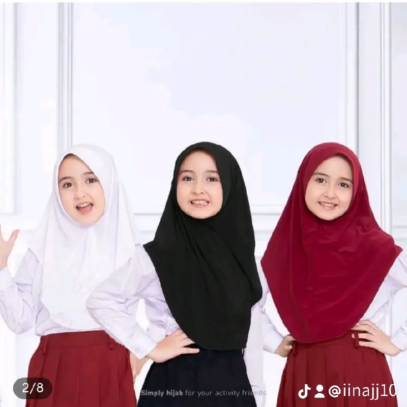 jilbab sekolah anak SD/kerudung anak SD kekinian  alazkia hijab collection Kerudung 5