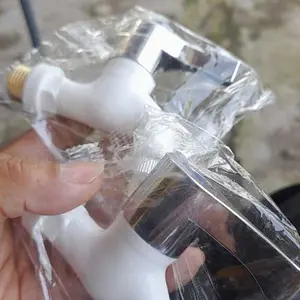 Keran Butik Berwarna-warni  Air Plastik 1/2" Drat Kuningan Keran Taman 1/2 Inch Engkol/ Keran Air Tembok ABS