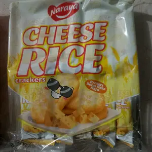Naraya Cheese Rice Crackers - Snack Halal dengan Rasa Keju yang Lezat dan Crispy