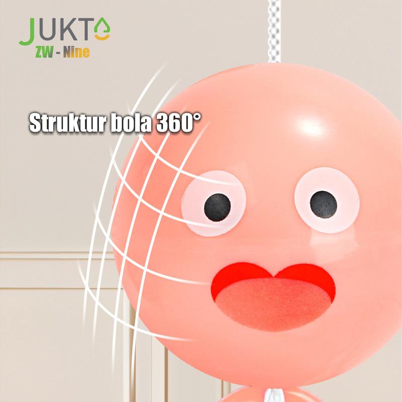 【ZW Nine】Peluit Roda Gila Roda Gila Bercahaya Putar Anak-Anak Mainan Bola Peluit 5