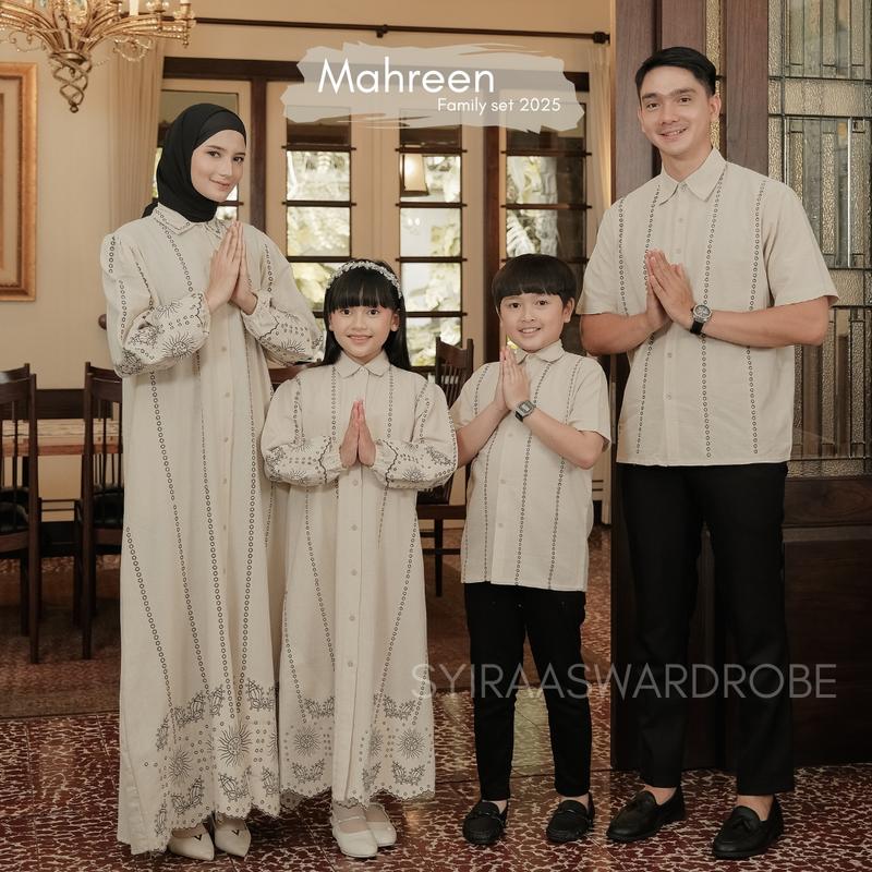 Syiraaswardrobe | Mahreen Family Series - Warna Beige 3