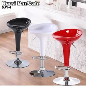 Kursi Bar Hidrolik Kursi Cafe Modern Kursi Bar Tinggi Putar Kursi Bar Dapur Kitchenset Multifungsi