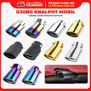 Ujung Pipa Knalpot Mobil Universal Pipa Knalpot Bahan Berkualitas Anti Karat