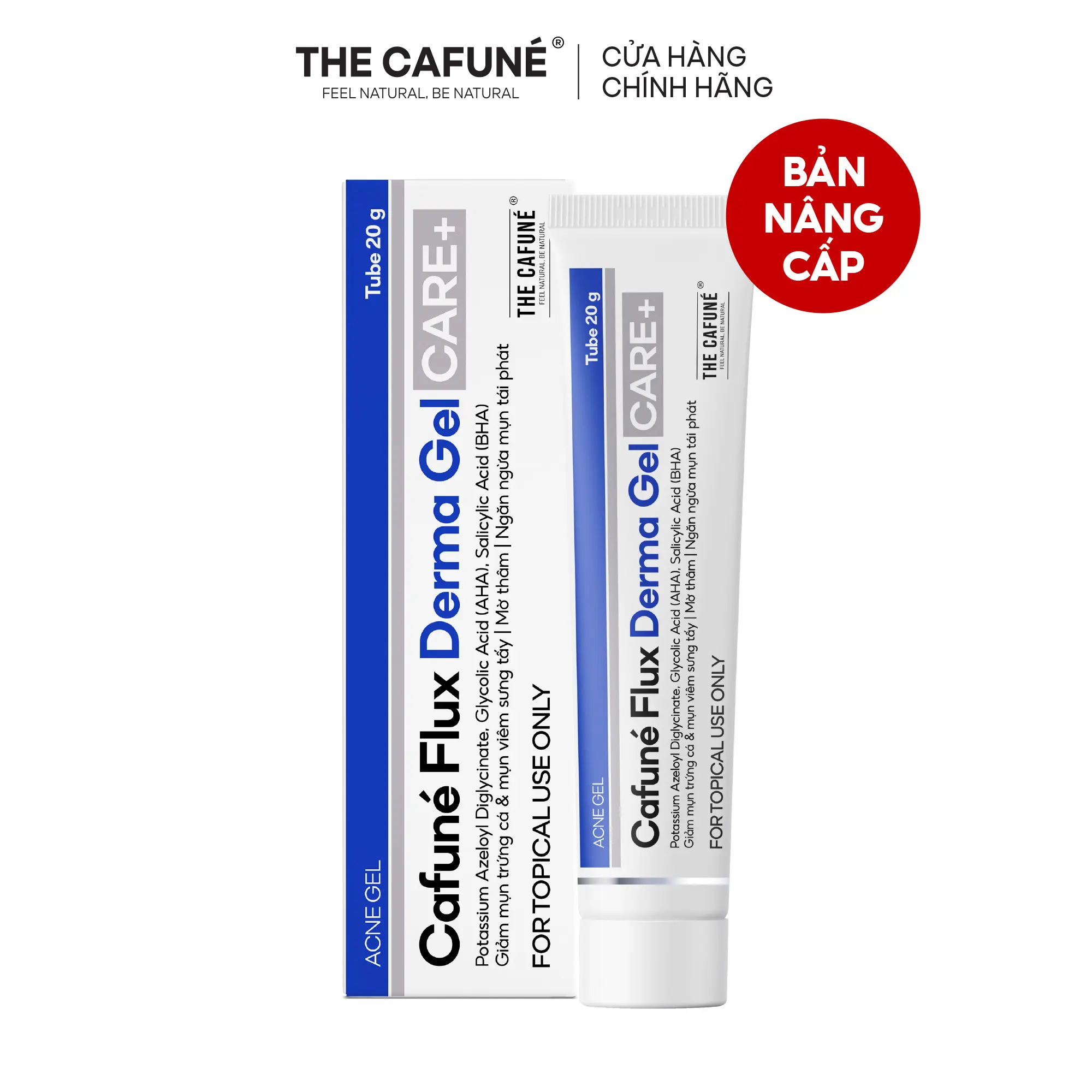 Tuýt Gel Mụn Thâm Bản Nâng Cấp Cafuné Flux Derma Gel 20ml Skincare Chăm Sóc Da Giảm Thâm Giảm Mụn Cho Da Mụn gel  ngua kem  trimun thuoc  tri