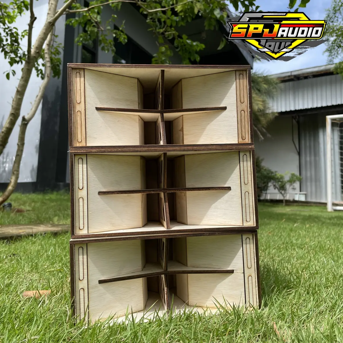 Box Speaker Kimochi 3 inch Bahan Triplek 6mm Sound System SPJ AUDIO