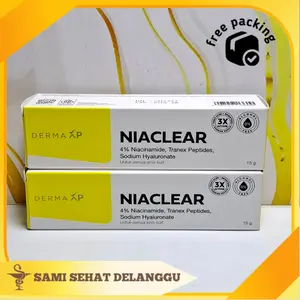 2 TUBE NIACLEAR DERMA XP ISI 15 GR (mencerahkan kulit dan menjaga skin barier)