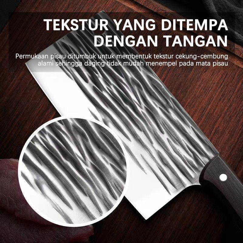 Pisau Golok Super Tajam / Pisau Dapur Gagang Naga Jumbo Super Tajam Golok Daging 2