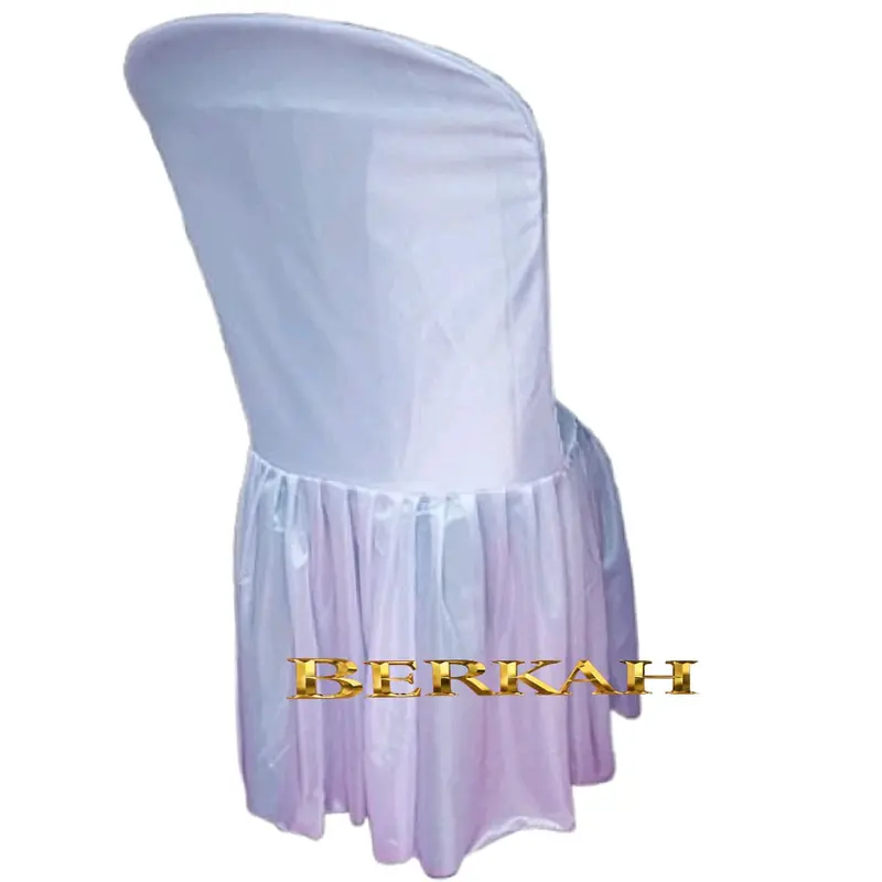 ISI 100 PCS SARUNG KURSI NAPOLLY WAPOLIN/COVER KURSI PUTIH POLOS/BUNGKUS KURSI NAPOLI (RRADY STOK) 1