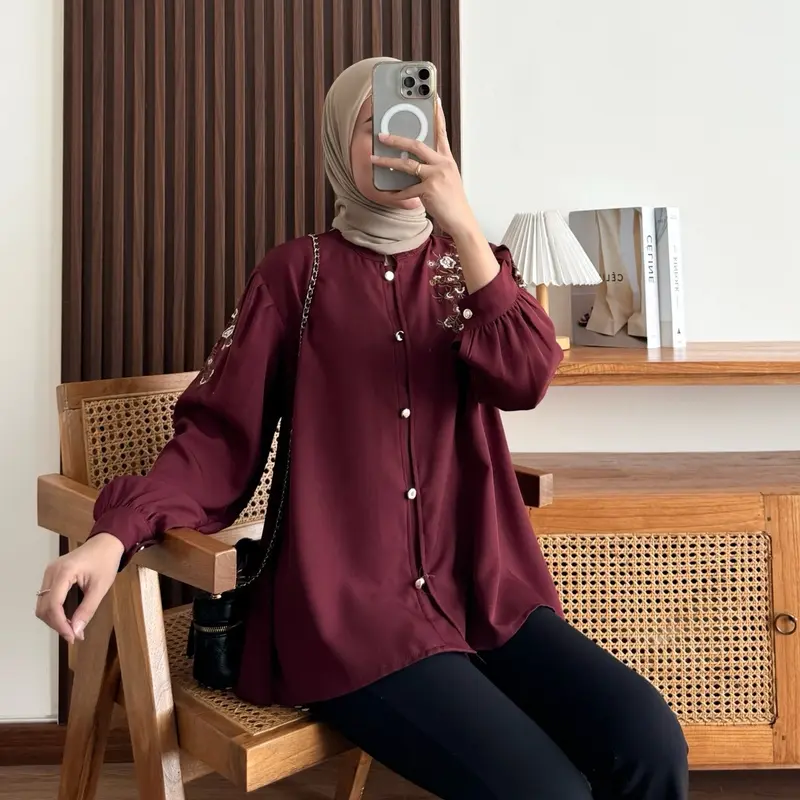 GANES BLOUSE SHAKILLA BORDIR 3