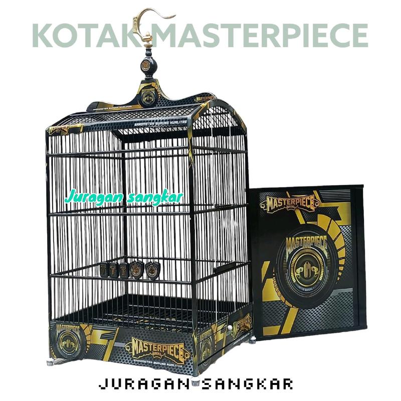 Sangkar kandang kotak decal MASTERPIECE  cocok untuk kacer cucak ijo 0
