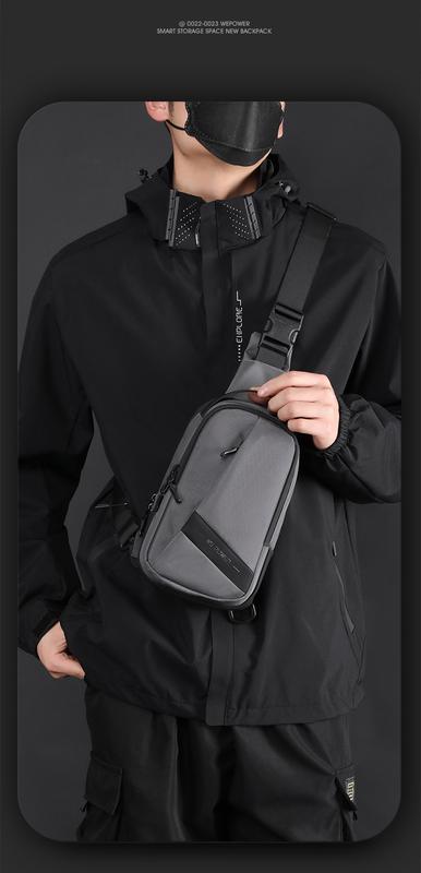 Product Introduction of Men's Casual Chest Bag Oxford Cloth Single Shoulder Crossbody Bag Youth Backpack Large Capacity Sports Bag handbags chest bag 가방 4