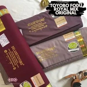 [PER SETENGAH METER] Kain Katun Toyobo Fodu ROYAL MIX Deluxe Original 100% Grade A Premium Import JEPANG TERMURAH ASLI