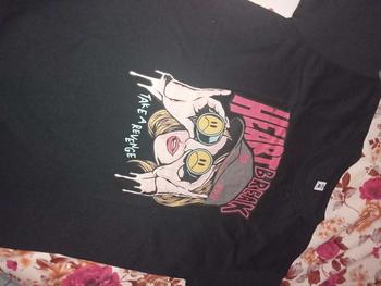 Product Review of Tshirt Kaos Heart Break Girl Atasan Baju Cewek Motif Wanita Katun from 🌺**𝓙 2