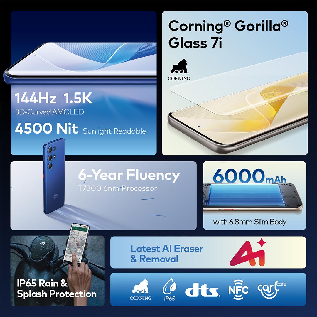 ITEL SUPER 26 ULTRA - T7300 Ultra Gaming Processor - Corning Gorilla 7i - IP65 - 3D Curved Amoled Screen- 32MP Selfie Camera - 6000mAH