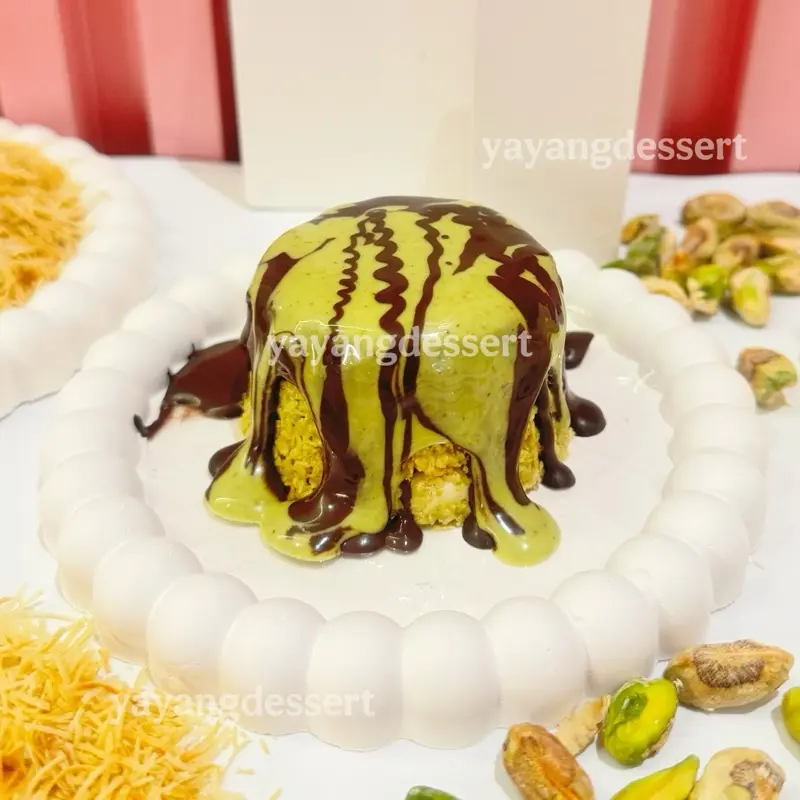 Pistachio Dubai Cheese Boomb 170g FREE Cokelat Dubai Mini 40g Keju 2