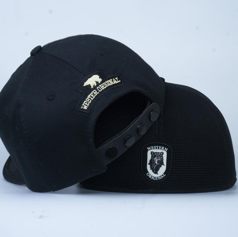 (BÍT ĐUÔI) (MUA 1 TẶNG 1 QUÀ ) mũ hiphop snapback bít đuôi logo thêu WESTERN  - CHANG.CAP Hat Nón Cotton 2