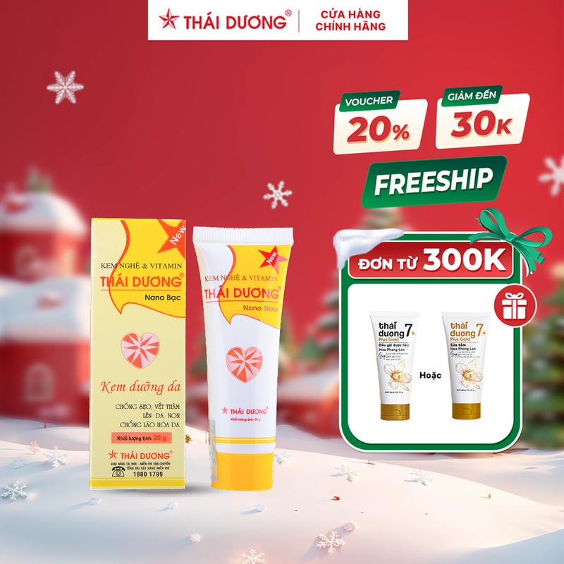 Kem nghệ & Vitamin Thái Dương Hộp 1 tube x 20g - Sao Thái Dương