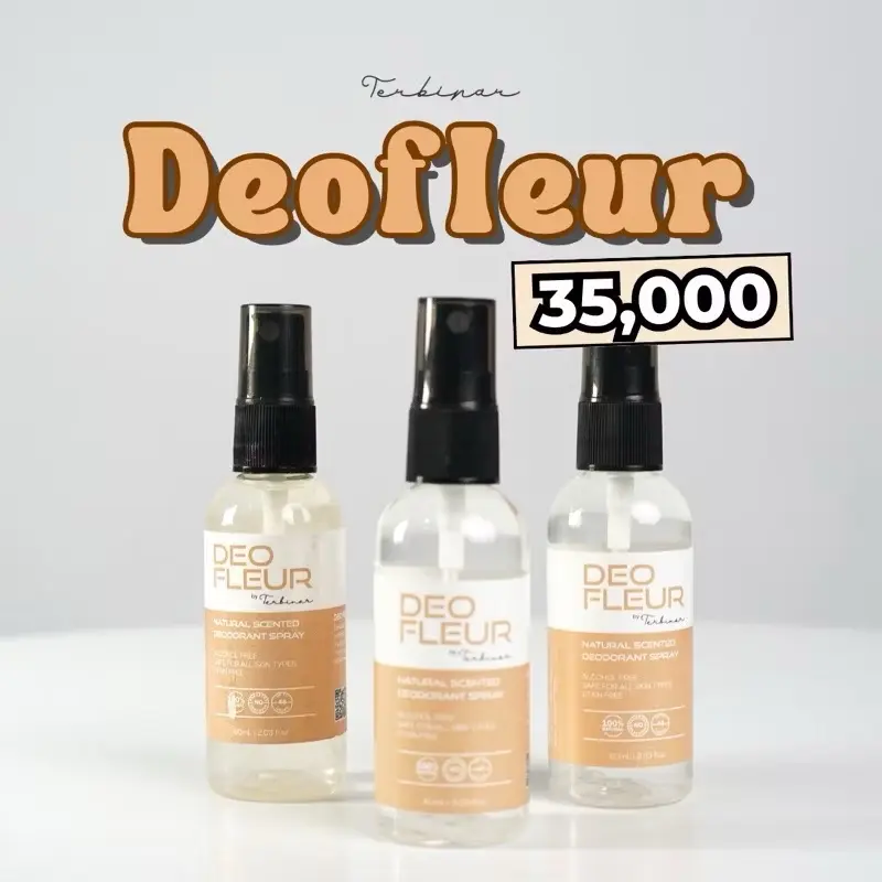 [OFFICIAL STORE] Deofleur by Terbinar // Deodorant Spray DEOFLEUR DEO FLEUR 3