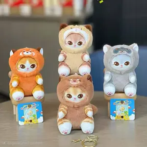 Mofusand Gantungan Kunci Tas Boneka Kucing Lucu Keychain Imut Unik Kostum Hewan Premium Halus Bag Charm Kado