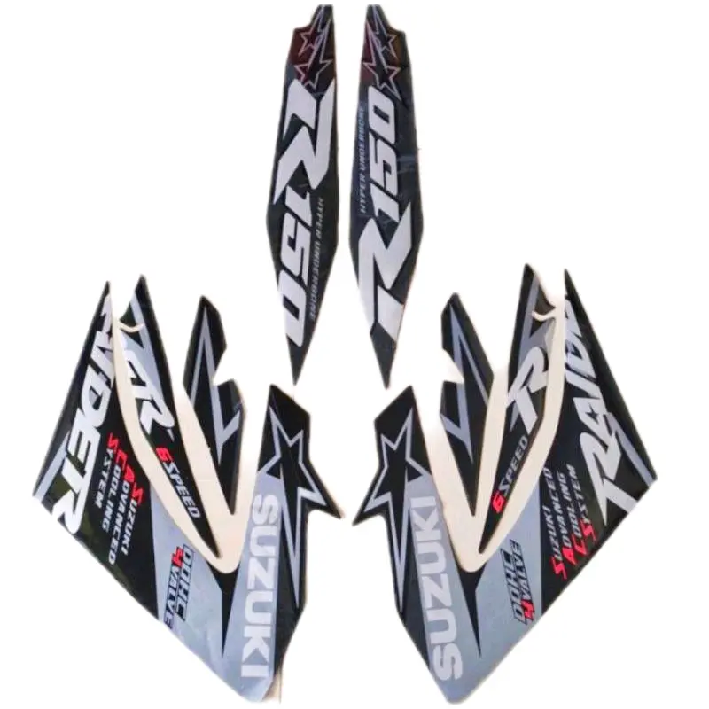 Stiker Striping Suzuki Satria FU 150 Raider 2013-2015 Full Body Hitam Abu Berkualitas Terbaik - Motorcycle, Motor ora striping satria fu 150 facelift