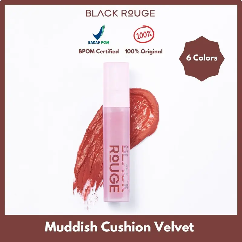 FREE GIFT Muddish Cushion velvet - 6 Colors - Lip Velvet - Creamy | Black Rouge 2