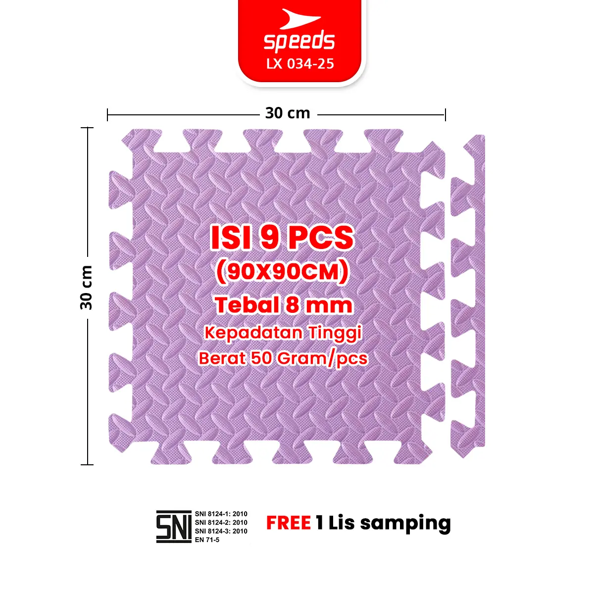 -25 UNGU 30x30x0.8cm