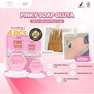 [Hemat 4] Glowbe Pinky Soap For Brightening Skin | Sabun Gluta Mencerahkan Kulit