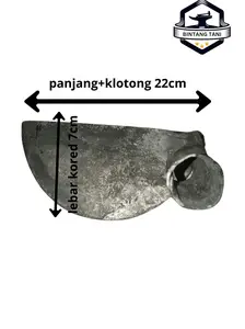 Kored rumput type bulat  pacul mini alat pemotong rumput gulma tanpa gagang pembersih cangkul kebun kecil