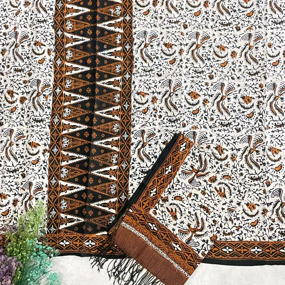 kain batik Paris sarung slendang cap sogan khas Cirebon batik fariza