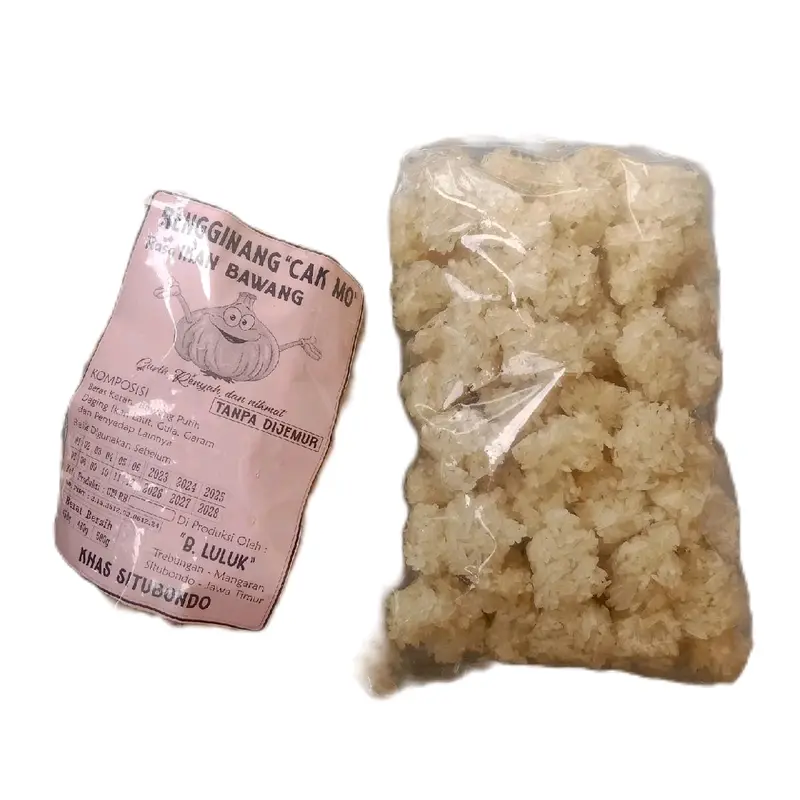 1pcs Rengginang Mentah Situbondo Rasa Bawang Bentuk Jujjuk/Jumput Tanpa Dijemur ±400g 3