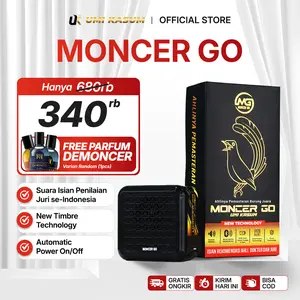 NEW Moncer Go Speaker Masteran Suara Burung Kicau New Timbre Adaptor Technology Timer Jam Penjadwalan Otomatis Monitor Fleksibel | AFF | MG