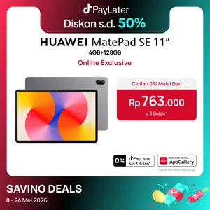 【Online Exclusive】HUAWEI MatePad SE 11" Tablet [4+128GB] |  FHD+ Eye Comfort Display | 7700mAh | Metal Unibody
