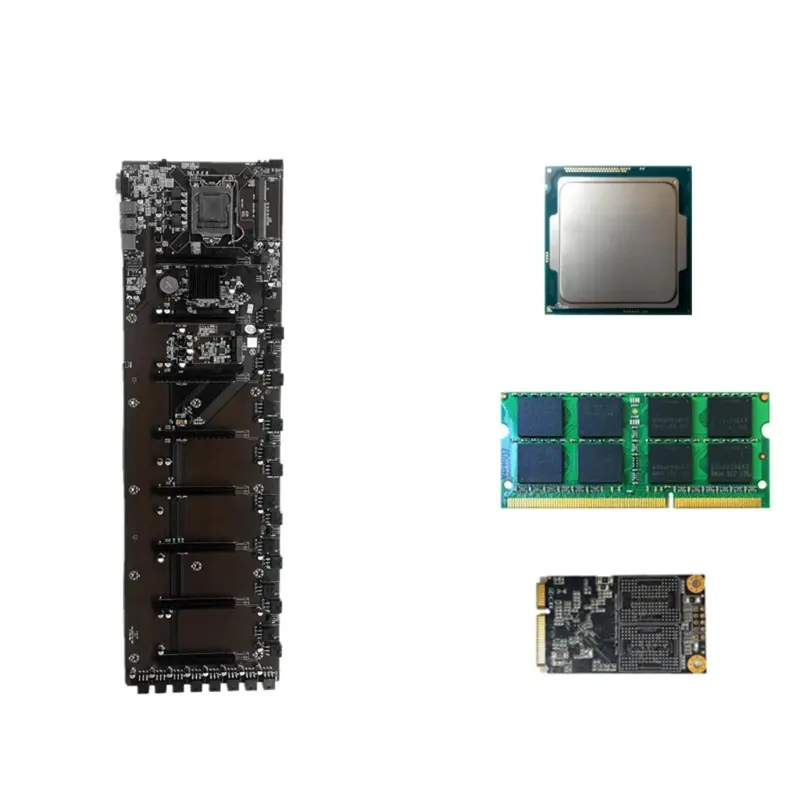 Mining BTC B75-BTC 8PCI-E 16X Desktop Motherboard B75 BTC Mining Mainboard