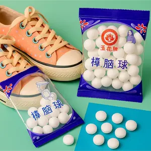 Kamper Kapur Barus Putih Mini Rencengan Sachet Pengharum Lemari Toilet Kamar Mandi Anti Kecoa Naphthalene Disk Moth Camphor Ball