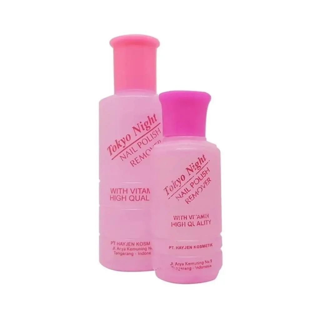 TOKYO NIGHT - NAIL POLISH REMOVER  76 ml  - Penghapus Kutek Cepat dan Efektif Mengandung Vitamin E untuk Kuku Sehat
