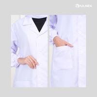 Gambar Jas Laboratorium/Jas Lab Praktek/Jas Lab Lengan Panjang (Unisex) - Ungu, S dari Rumahjahitid Kota Tangerang Selatan 3 Tokopedia