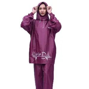 Jas Hujan Hodie setelan jaket celana Terbaru bahan pvc premium sudah Sealpres